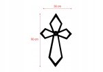 Wall Metal Cross KNS006 50 cm - Image 4