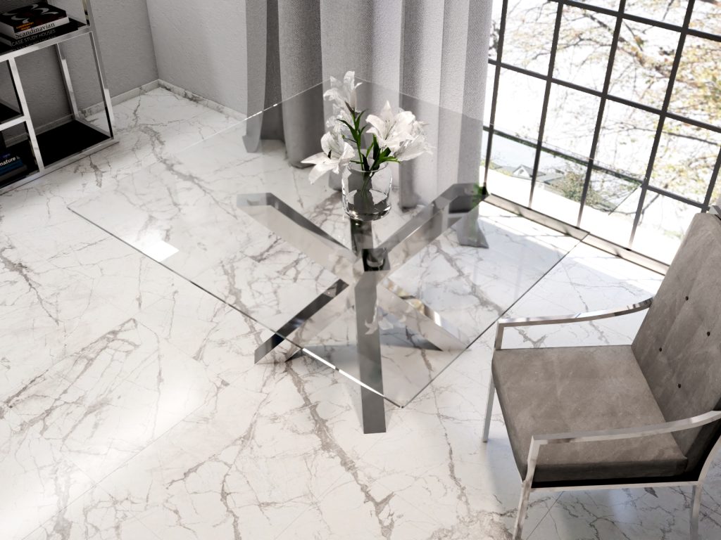 Table Base for Glass Top Spider Chrome S - Image 3