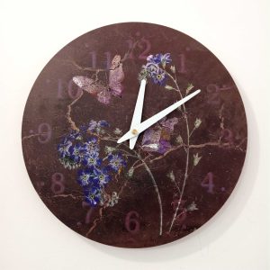 Wall Clock Butterflies 30 cm
