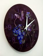 Wall Clock Butterflies 30 cm - Image 2