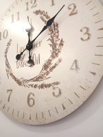 Gold Wall Clock Lavender 60 cm - Image 2