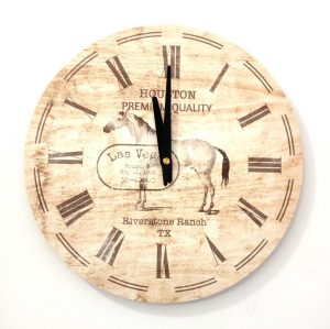 Light Wall Clock Horse 30 cm