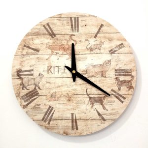 Wall Clock Kitty 30 cm