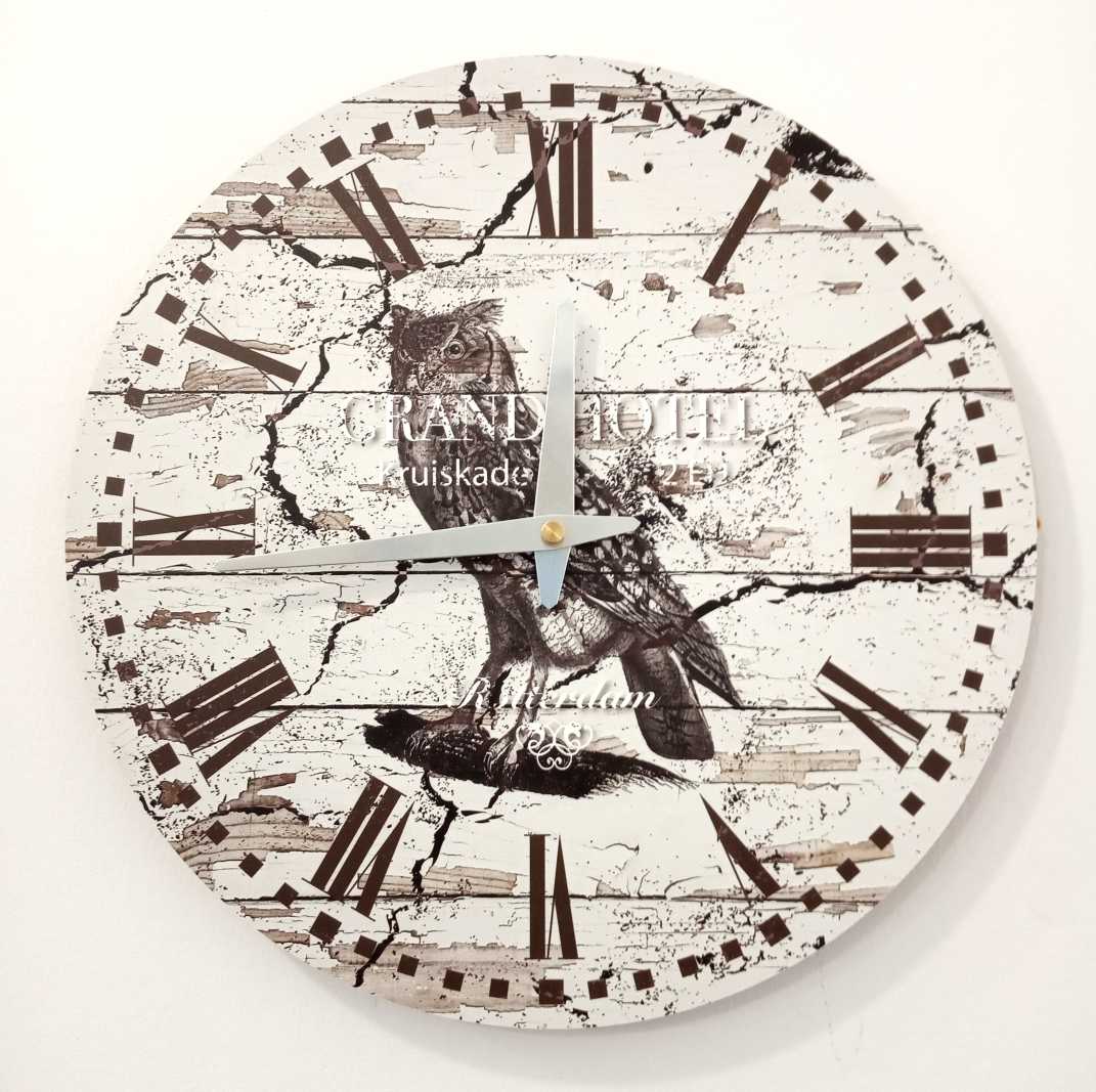 113_1a Hanging Clock Owl 30 cm - Image 1