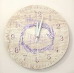 Wall Clock Lavender 30 cm