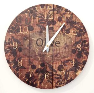 Wall Clock Olive 30 cm