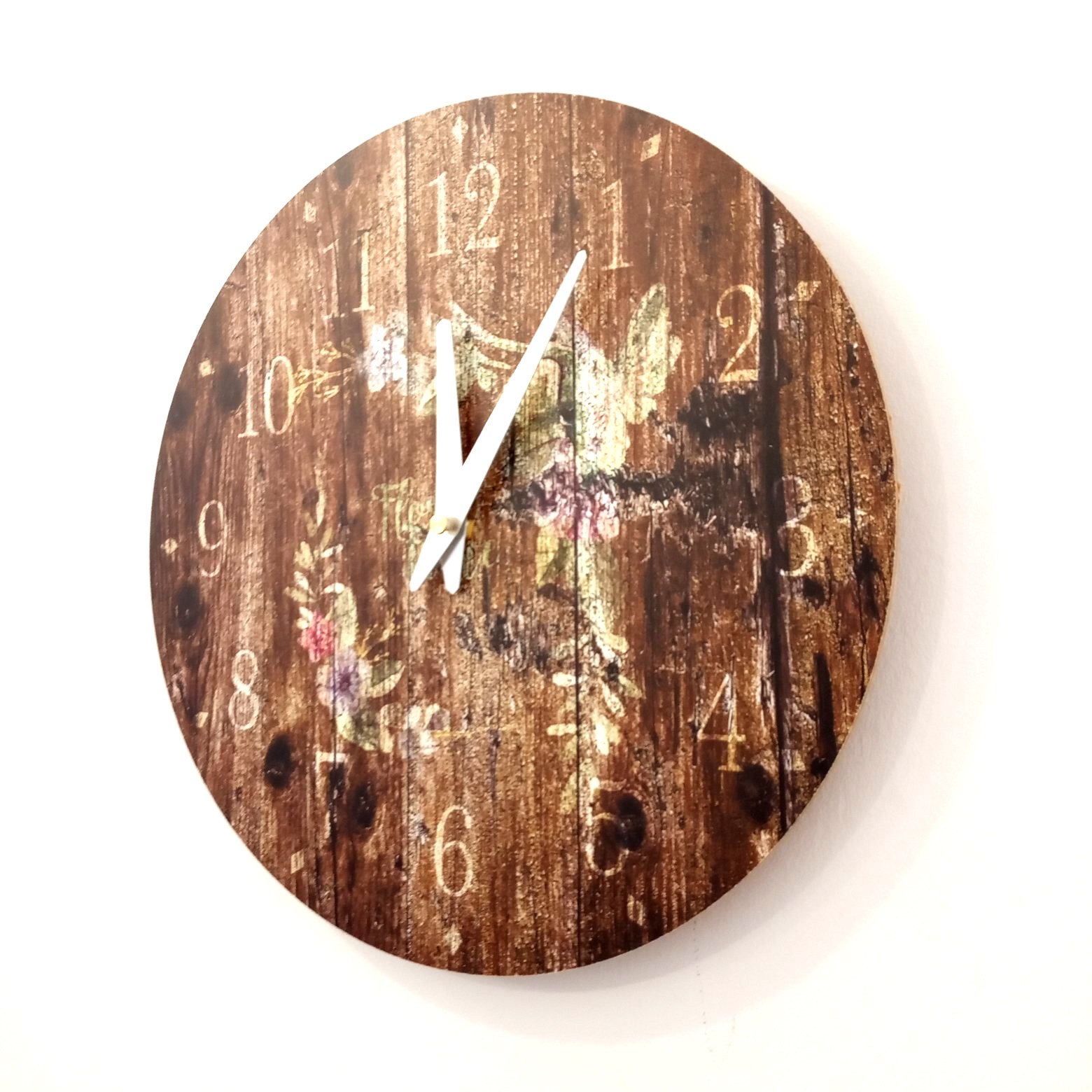 133_2 Wall Clock Flora 30 cm - Image 1
