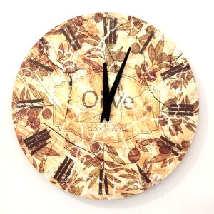 Light Wall Clock Olive 30 cm