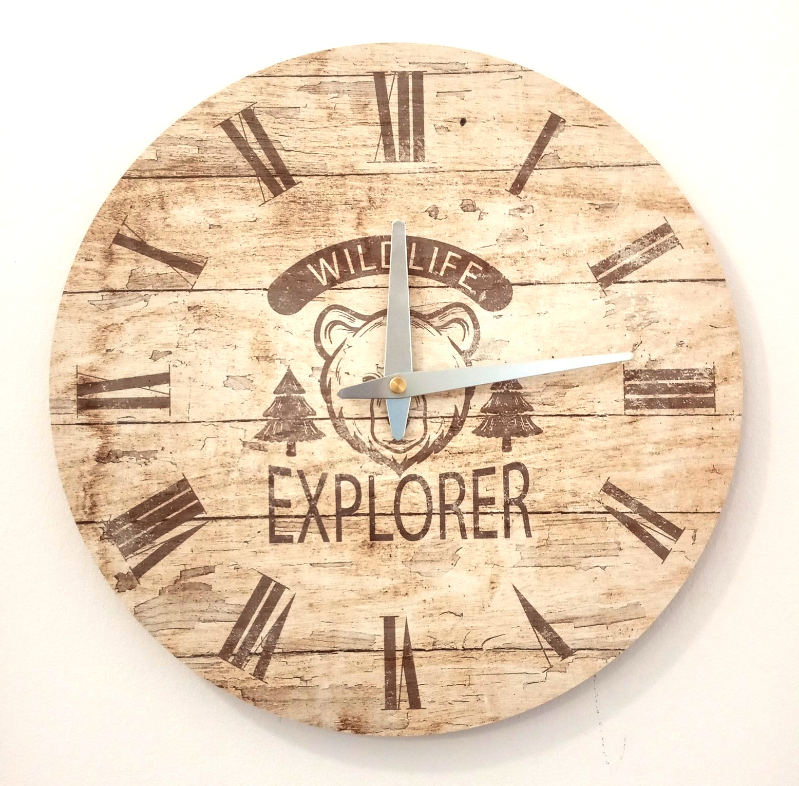 138_1 Wall clock Bear 30 cm - Image 1