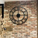 Large Metal Clock Roma loft 100 cm - Image 3