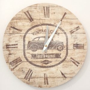 Wall Clock Car 30 cm
