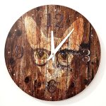 Wall Clock Cat 30 cm