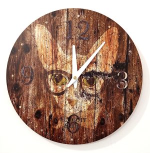 Wall Clock Cat 30 cm