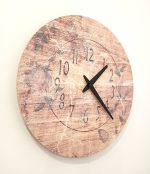 Wall Clock Flowers 30 cm - Image 2