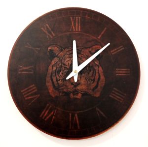 Wall Clock Tiger 30 cm