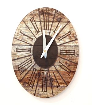 Simple Wall Clock Natural 30 cm