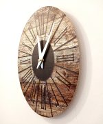 Simple Wall Clock Natural 30 cm - Image 2