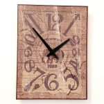 Rectangular Light Clock Elephant 30 cm