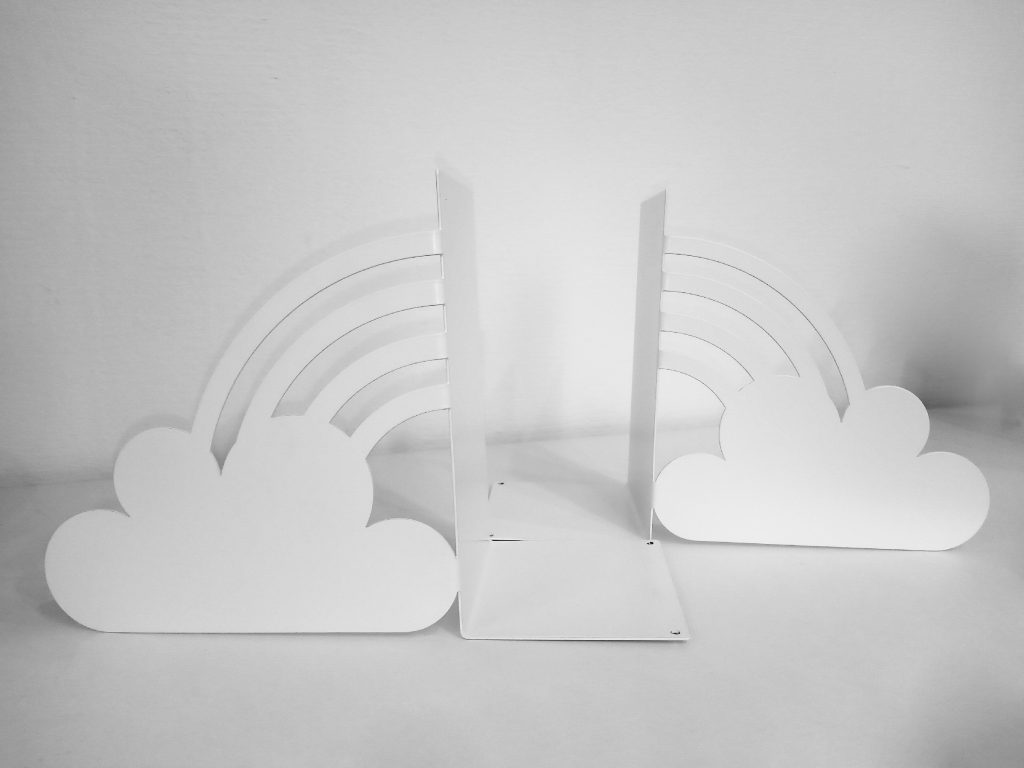 Metal Bookends Clouds P87 - Image 3