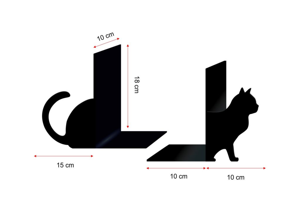 Bookends Cats 2 pcs - Image 2