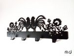 Wall Mounted Coat Rack Cockerel 40 cm - Image 2