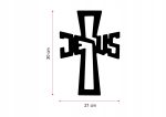 Metal Wall Cross KNS003 30 cm - Image 6
