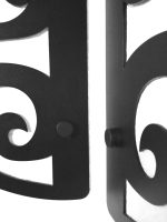 Openwork Metal Corner Shelf 37 cm - Image 5