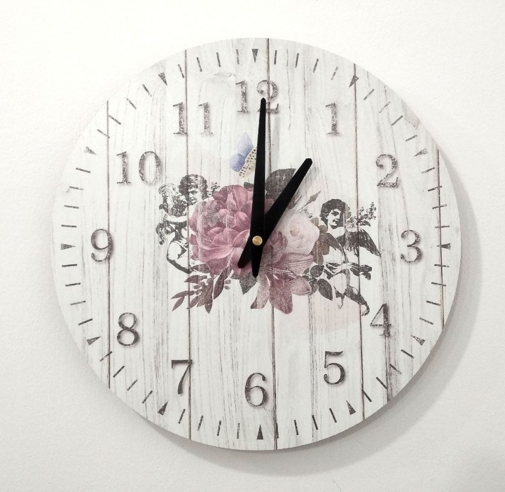 Light Wall Clock Cupid 30 cm - Image 2