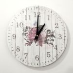Light Wall Clock Cupid 30 cm