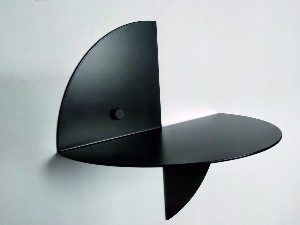 Circle Metal Bookshelf POL014 30 cm - Image 5