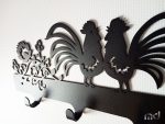 Wall Mounted Coat Rack Cockerel 40 cm - Image 5