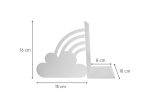 Metal Bookends Clouds P87 - Image 2