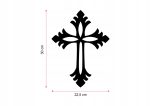 Metal Wall Cross KNS010 30 cm - Image 5