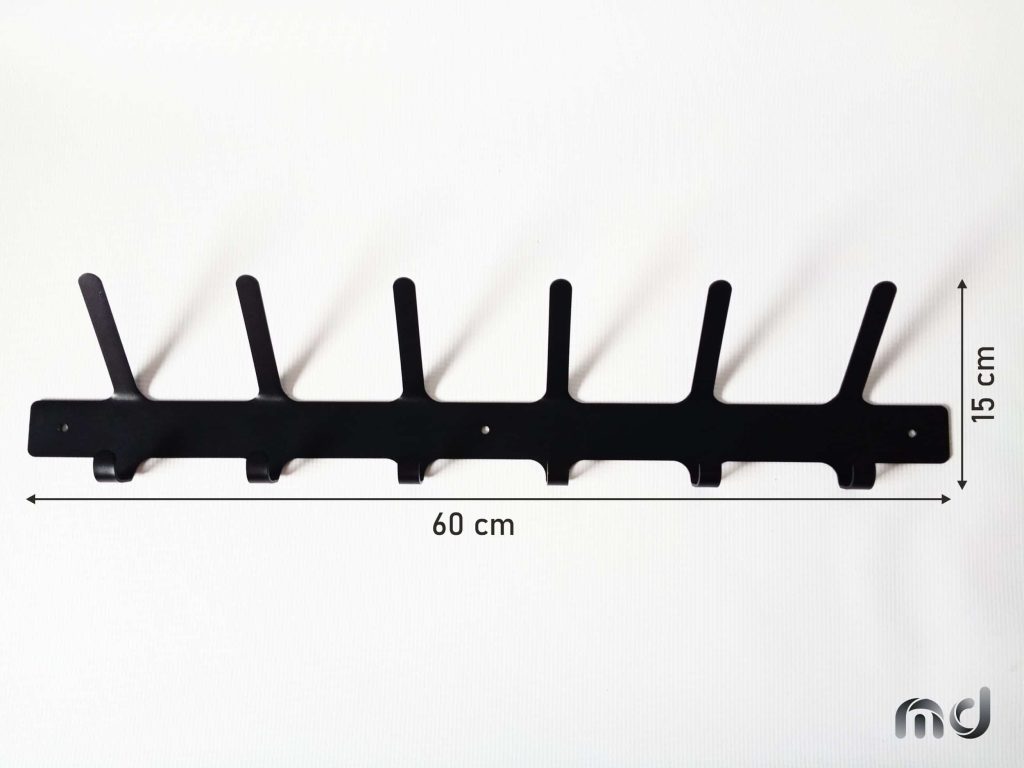 Wall Coat Rack Straight 60 cm - Image 5