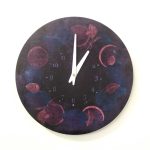 Wall clock Violet 30 cm
