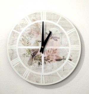 Light Wall Clock Nightingale 30 cm