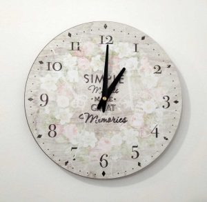 Wall Clock Garland Simple 30 cm