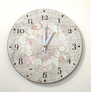 Wall Clock Garland 30 cm