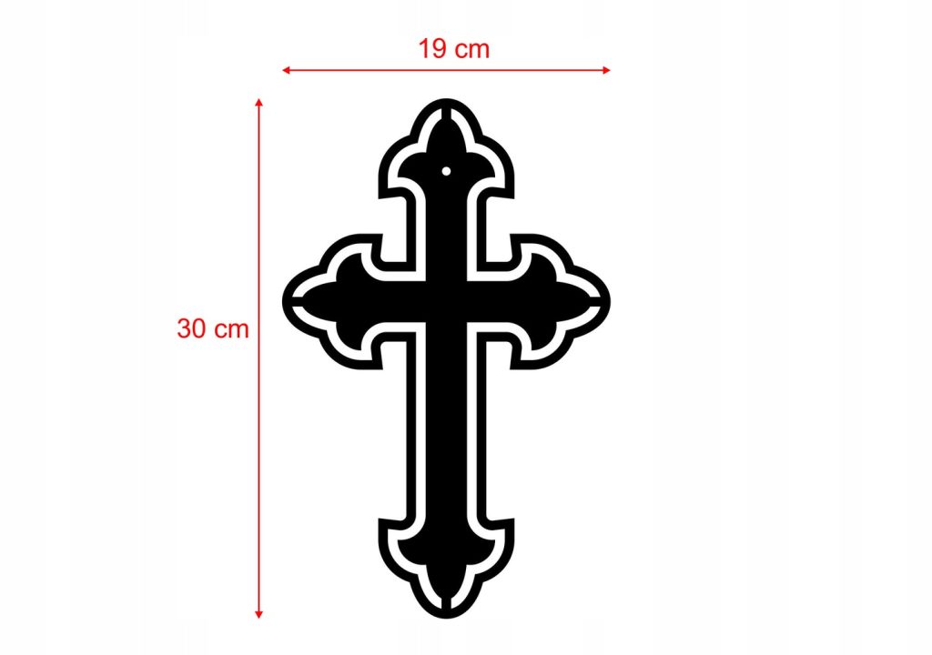 Wall Cross KNS017 30 cm - Image 3