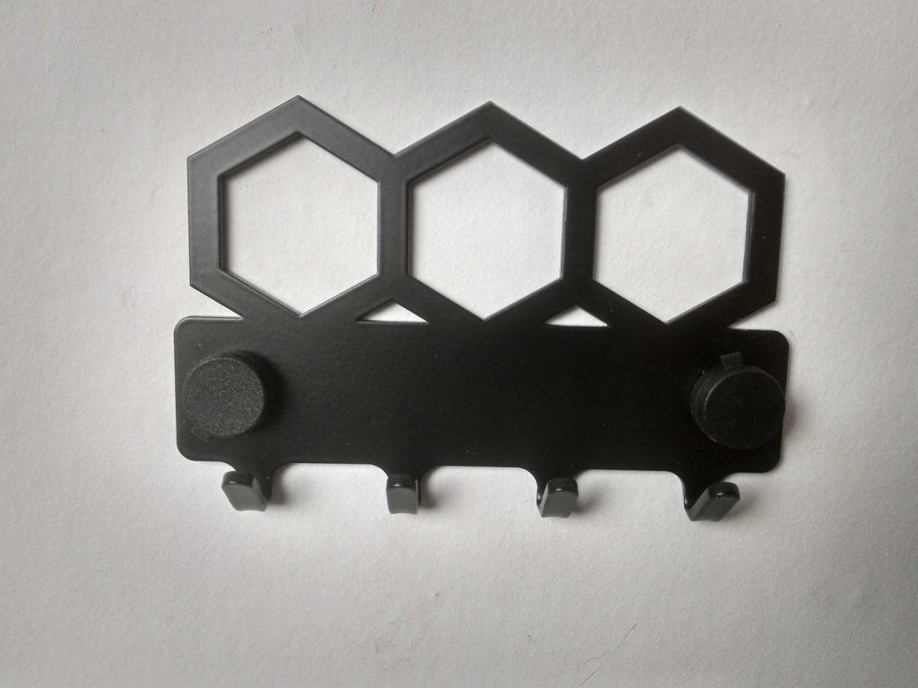 Wieszak metalowy na klucze heksagon WIE82 10cm - Image 2