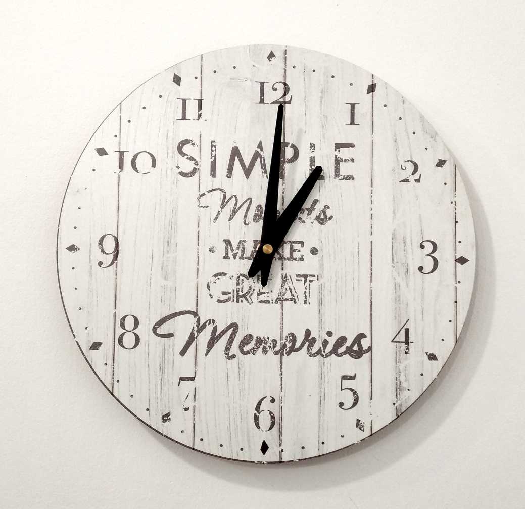 71 Wall Clock Simple Moments 30 cm - Image 1