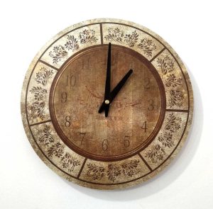 Gold Wall Clock 30 cm