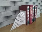 Metal Bookends Wings 2 pcs p77 - Image 4