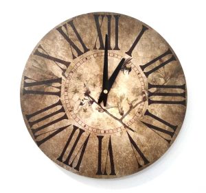 Gold Wall Clock Bee 30 cm