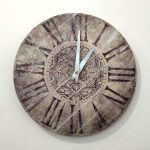 Grey Wall Clock Orient 30 cm