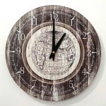 Wall Clock Globe 30 cm