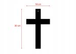 Metal Wall Cross KNS013 30 cm - Image 4