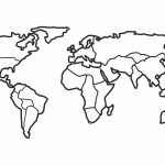 Metal world map DES014 150 cm
