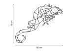Metal wall decoration Gecko 90 cm - Image 2