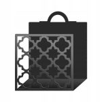 Metal Magazine Rack Maroko III